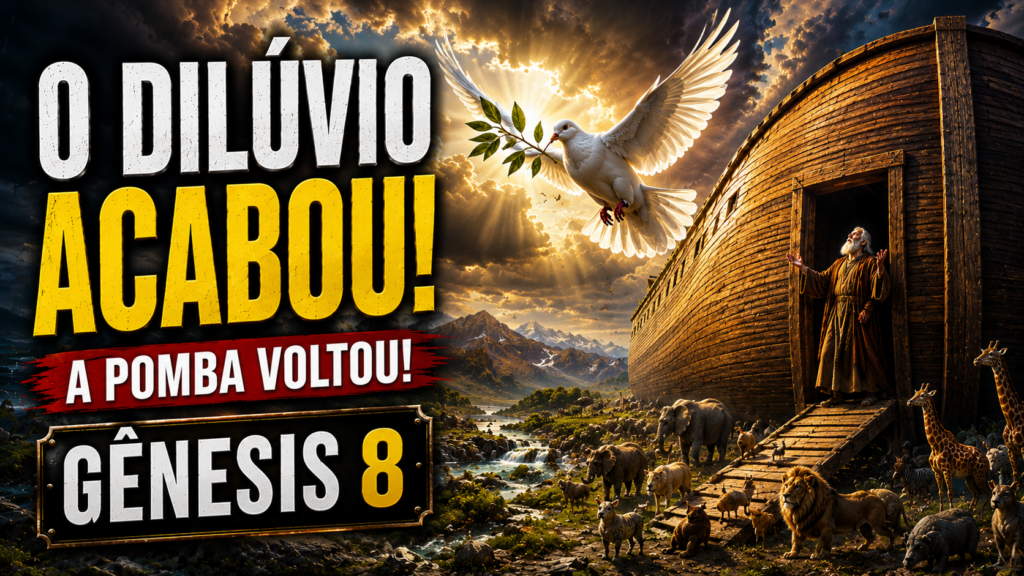 Gênesis 8 Explicado | A Pomba, o Ramo de Oliveira e o Fim do Dilúvio