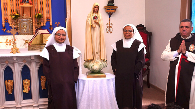 Missa em honra a Nossa Senhora de Fátima reúne crianças e adultos no Rio de Janeiro